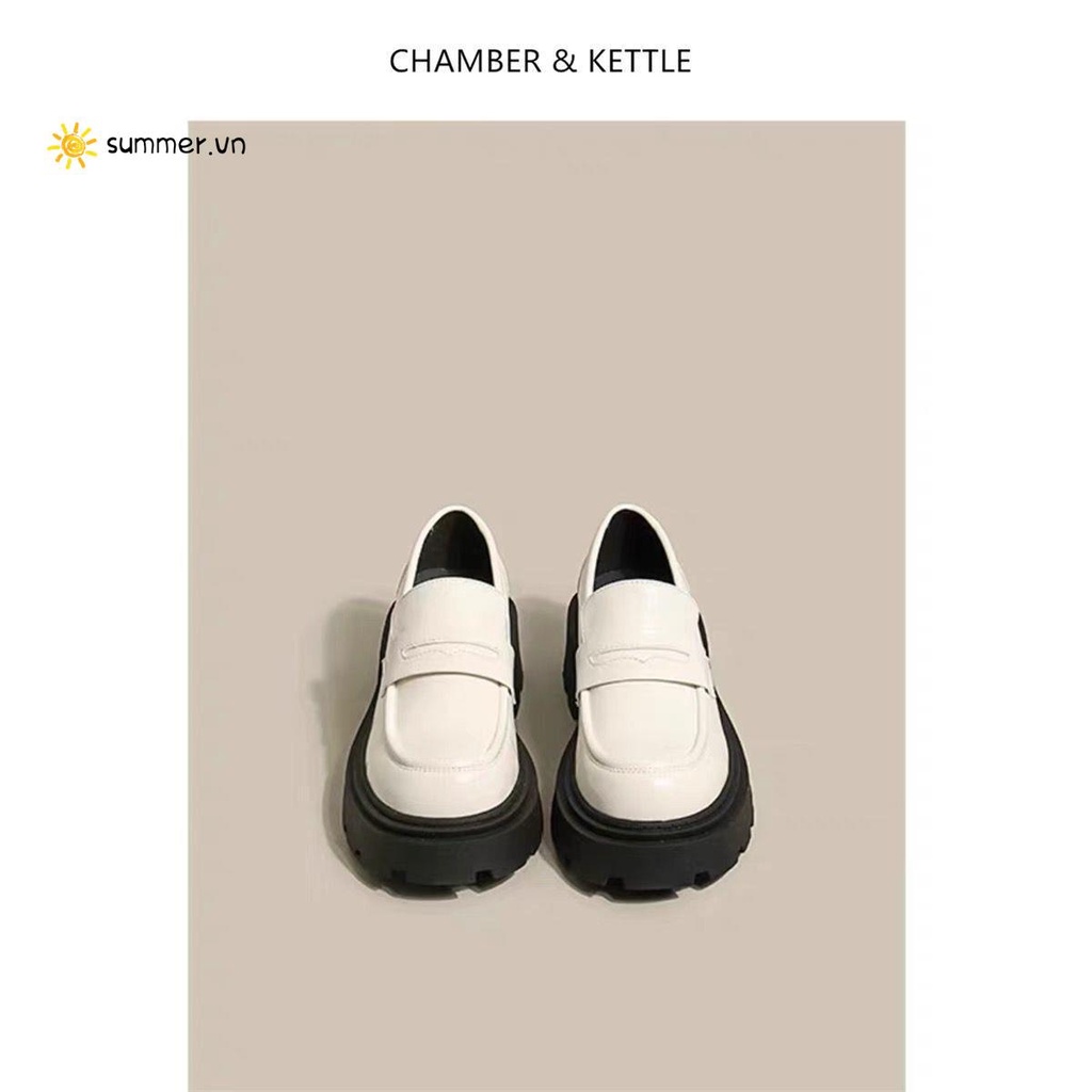 Giày Lười Da Đế Dày Thời Trang 2022 Dành Cho Nữ