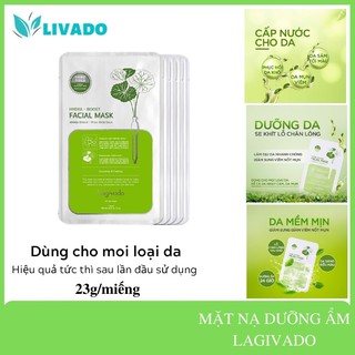 [CHÍNH HÃNG]Mặt nạ dưỡng da cấp ẩm, làm dịu và sáng da Lagivado Hàn Quốc
