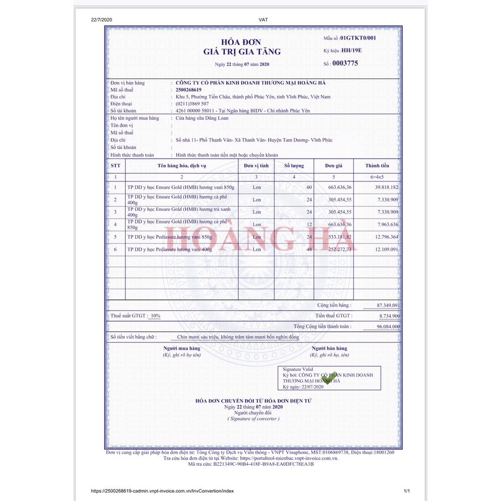 Sữa Ensure Gold Vani 400g