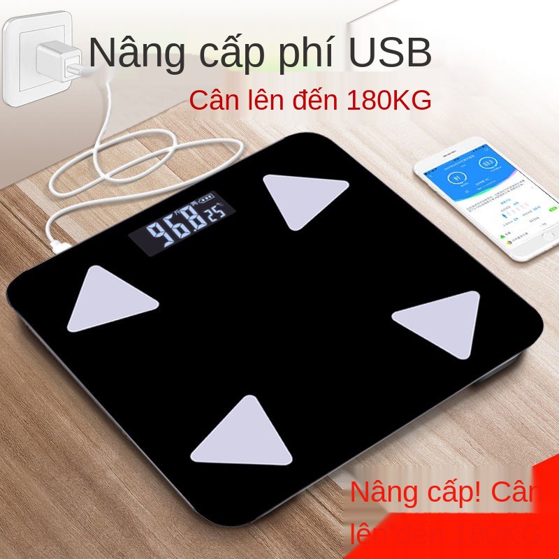 > Hui Ding SUB Bluetooth Cân cơ thể thông minh điện tử nặng có sạc lại chính xác cho người lớn Giảm <