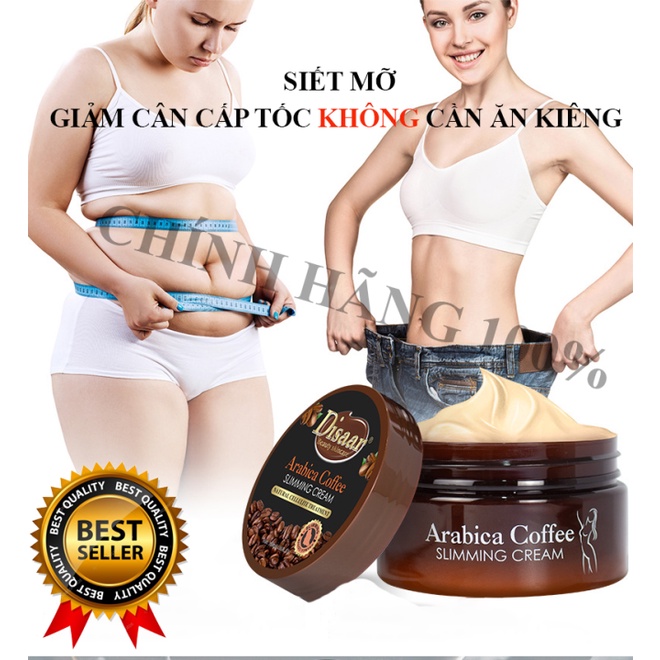 Kem Giảm Cân Đốt Mỡ Disaar Arabica Coffee Siết Cơ Không Cần Ăn Kiêng Hiệu Quả Nhất Định Phải Thử 1 Lần