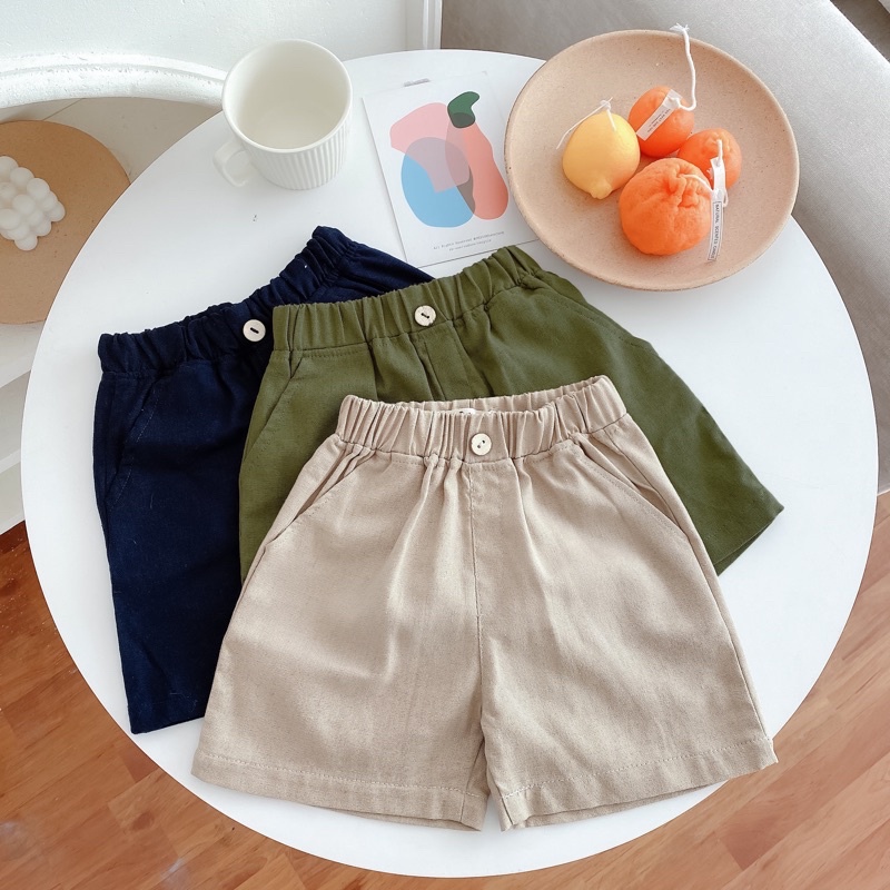 Quần short bé trai mùa hè chất nilen cao cấp size 8-32kg