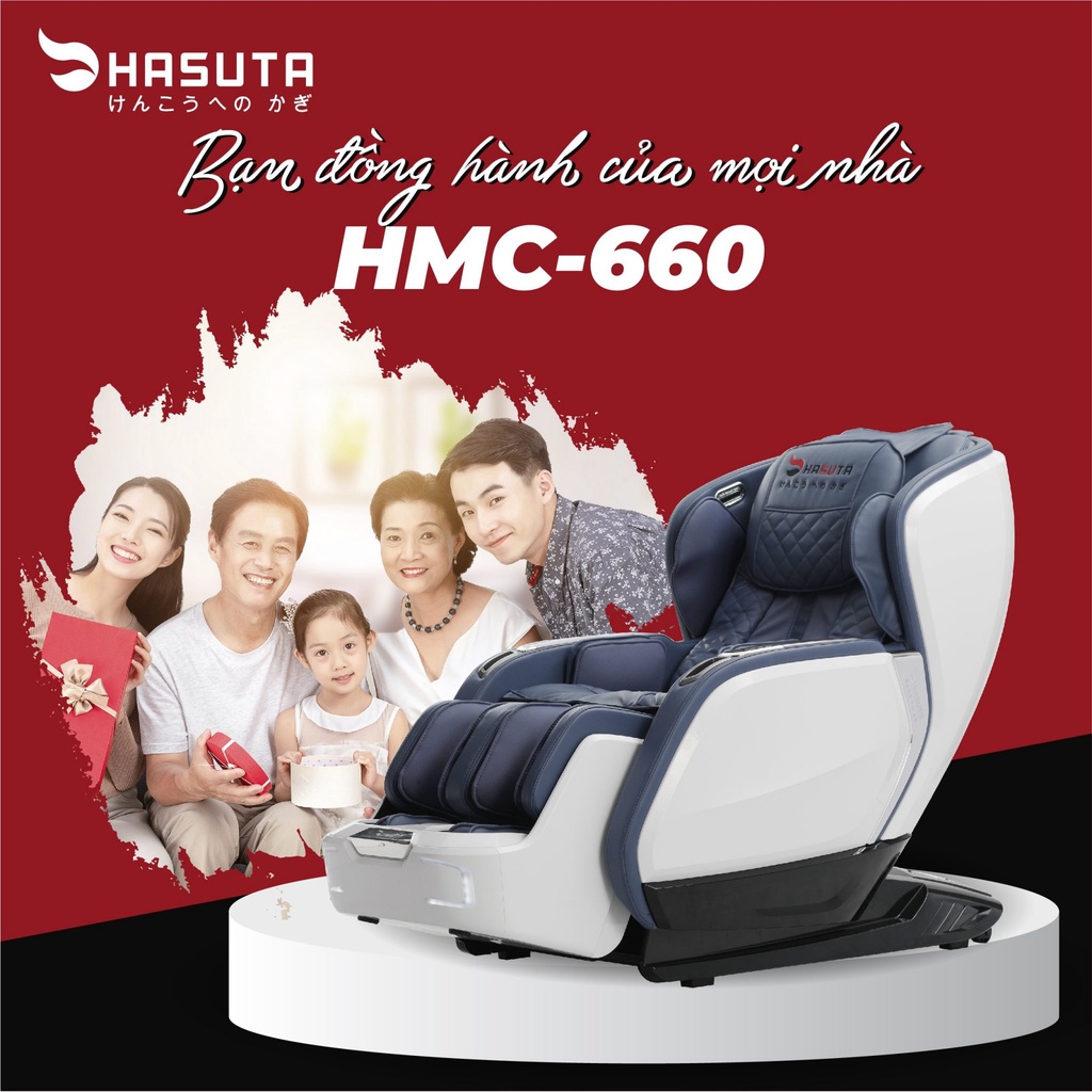 Ghế Massage Hasuta HMC-660 - Bảo hành Chính hãng 6 năm