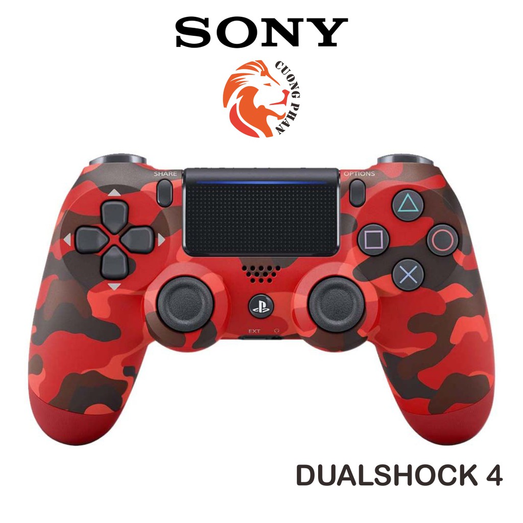 Tay Cầm Chơi Game PS4 Dualshock 4 Red Camo |Chính Hãng Sony Việt Nam| Phiên Bản Đặc Biệt - BH 12 Tháng