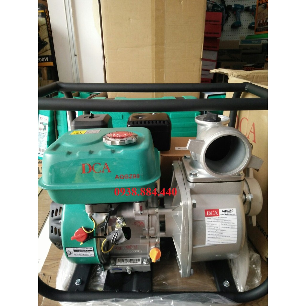 4000W MÁY BƠM NƯỚC DÙNG XĂNG DCA AQGZ80