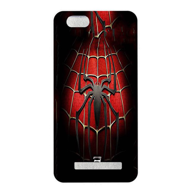 Ốp Điện Thoại Tpu Dẻo Họa Tiết Spiderman 1 Cho Lenovo Vibe C K4 K5 K6 K8 Note A536 P2 A6000 K3 A6010 A1000