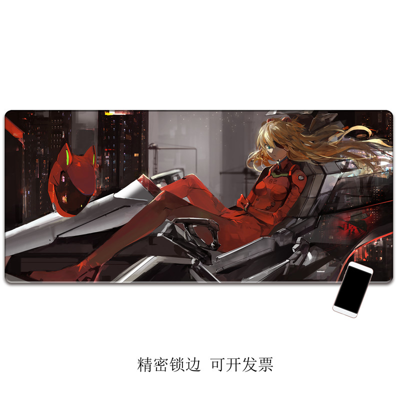 Tấm Lót Chuột Và Bàn Phím Máy Tính Eva Hai Chiều Họa Tiết Anime Neon Genesis Evangelion Kích Thước 3mm