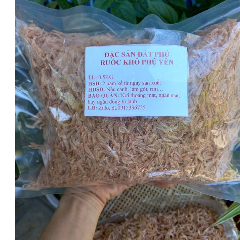0.5KG Ruốc Khô Phú Yên Bao Ngon