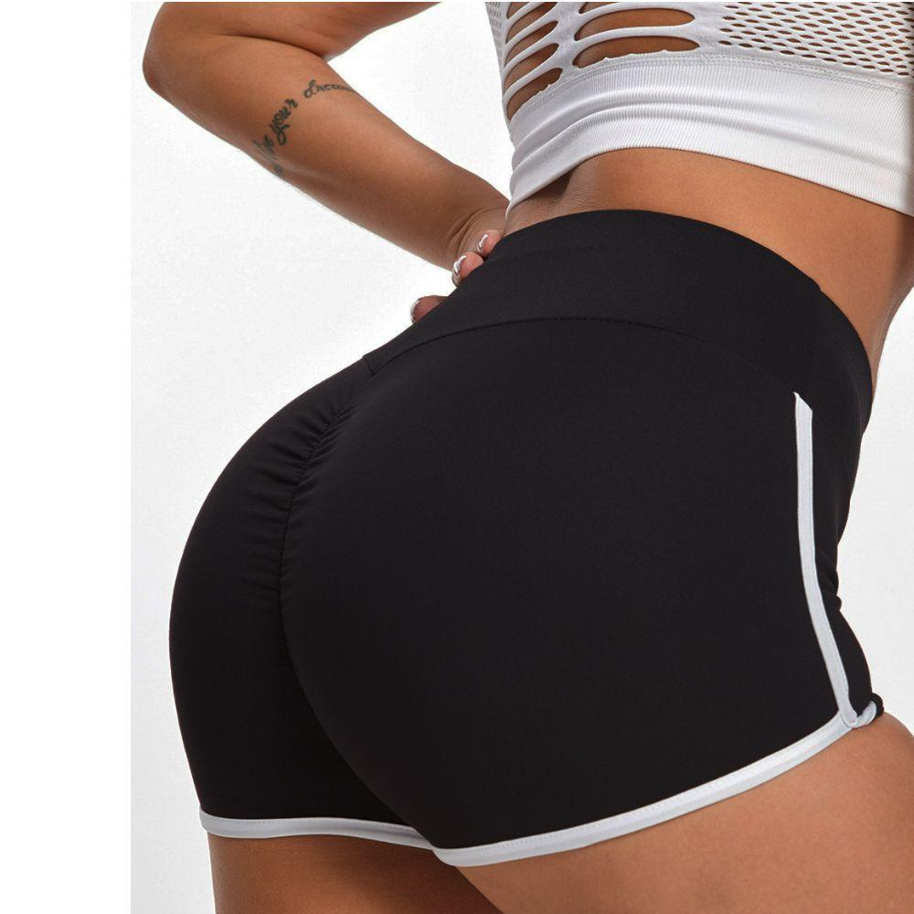 ZAIJIE24 Quần Short Thể Thao Đi Biển Lưng Cao Nâng Hông Cá Tính