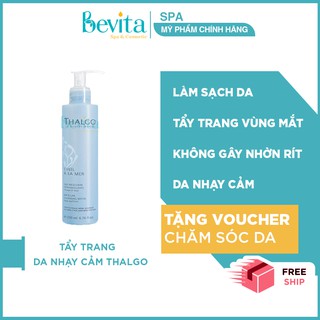 Nước tẩy trang dành cho da khô, da nhạy cảm Thalgo Micellar Cleansing Water 200ml - Bevita