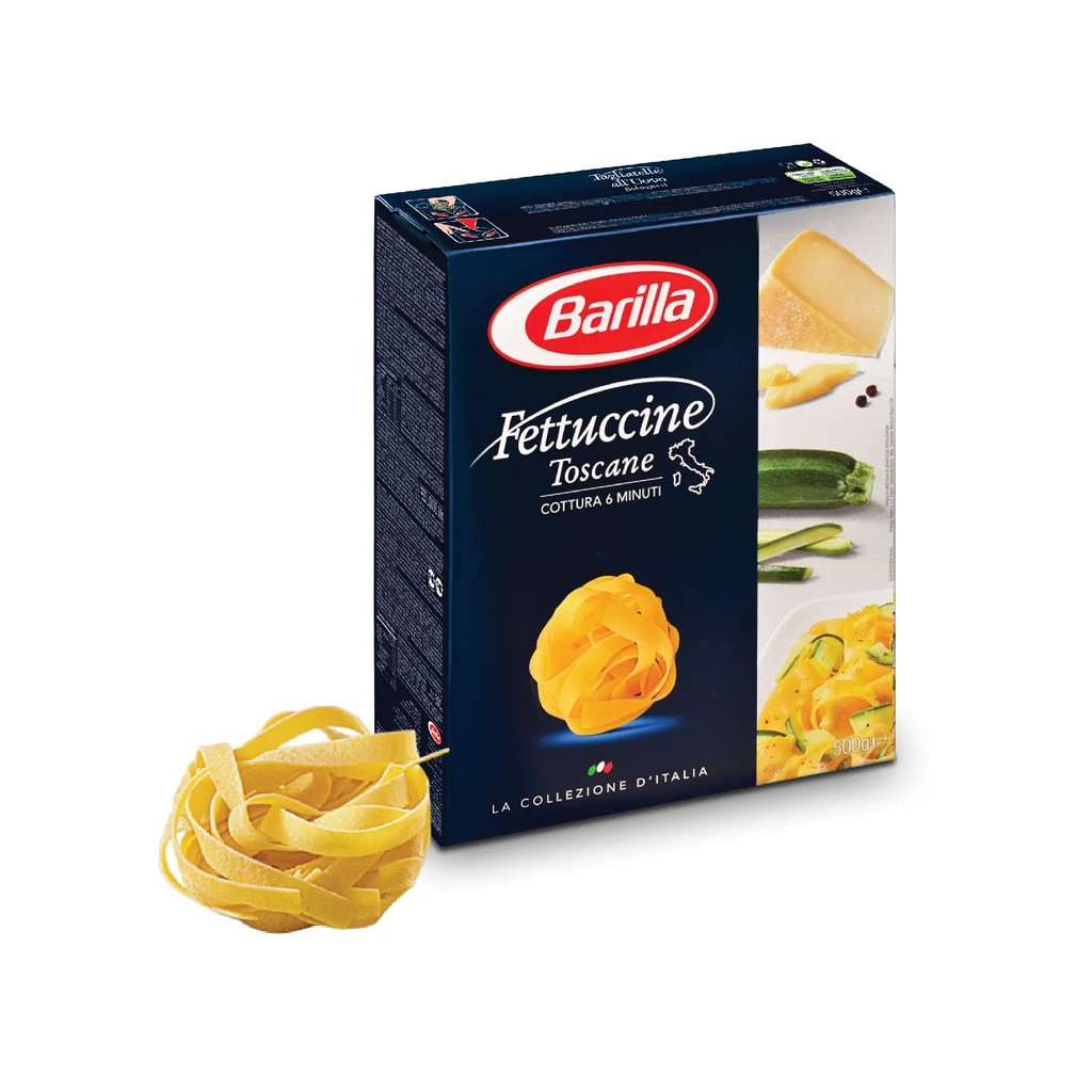 Mỳ Barilla sợi dẹp các cỡ Fettuccine 500g