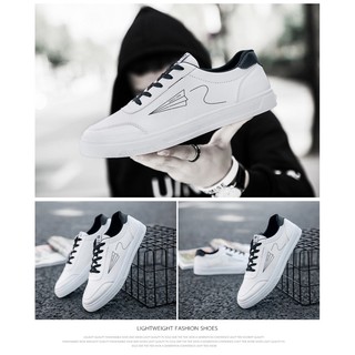 Giày sneaker nam thể thao - ( Trắng- gót đen mã M8) -  [FREESHIP ĐƠN [99K]
