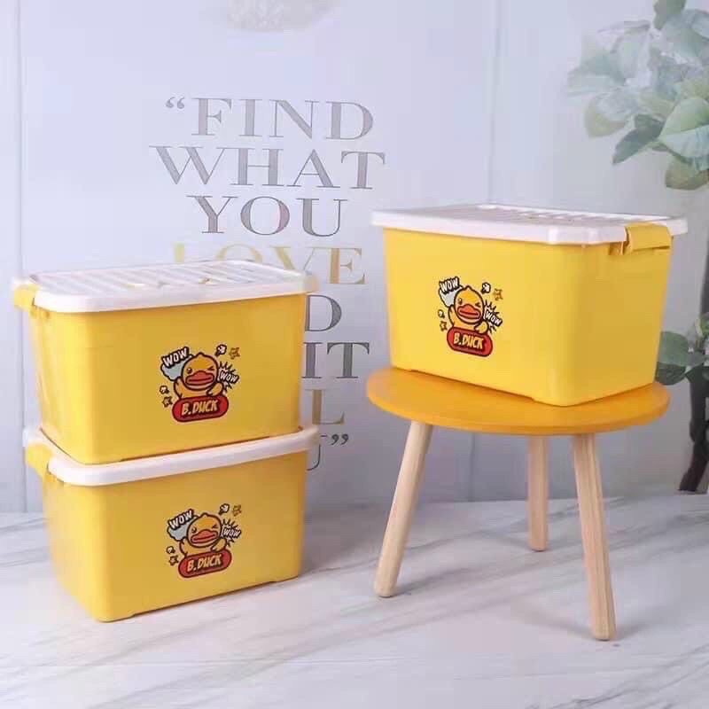 khăn giấy ướt con vịt vàng đóng thùng nhựa 10 bịch tiện dụng