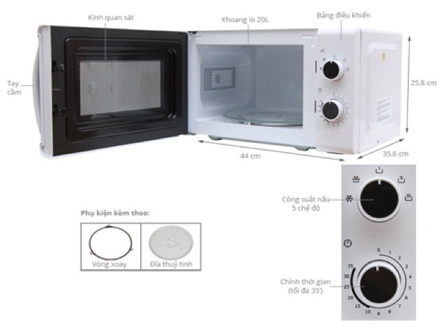 Đĩa lò vi sóng ELECTROLUX EMM2009W