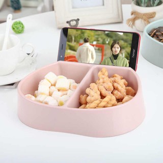 Khay nhựa đựng đồ ăn vặt có khe để điện thoại thông minh cho mọi nhà