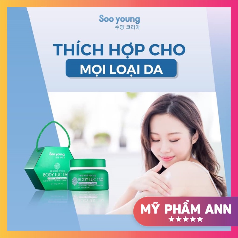 Kem body lục tảo Soo Young chính hãng