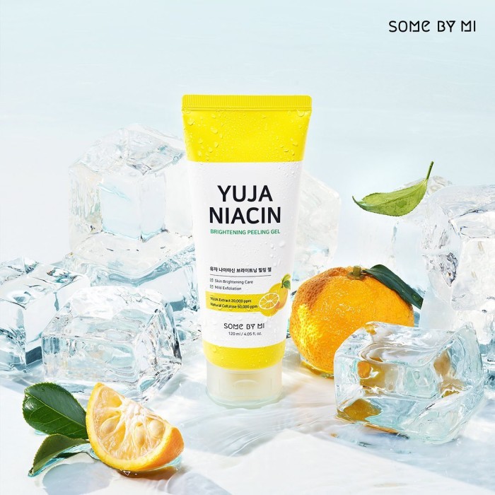 Gel Tẩy Da Chết Dịu Nhẹ Làm Sáng Da SOME BY MI Yuja Niacin Brightening Peeling Gel 120ml _ Some By Mi Chính Hãng