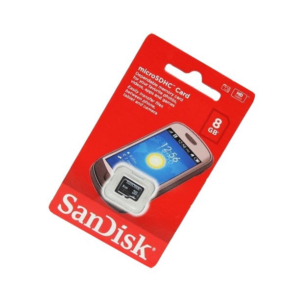 Thẻ Nhớ Sandisk Microsd 8gb Class 4