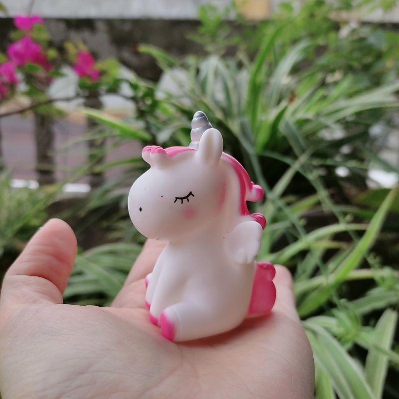 Ngựa 1 sừng trang trí bánh kem, ngựa uni, kỳ lân unicorn