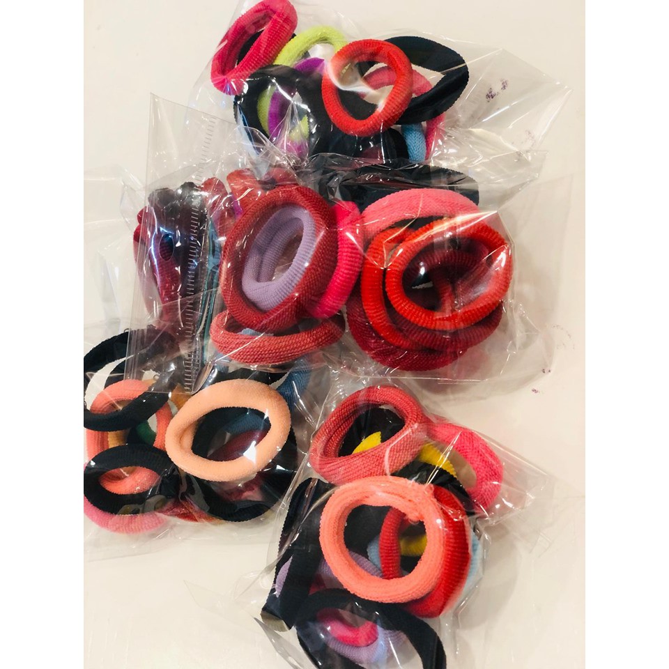 Set Dây cột tóc màu co giản