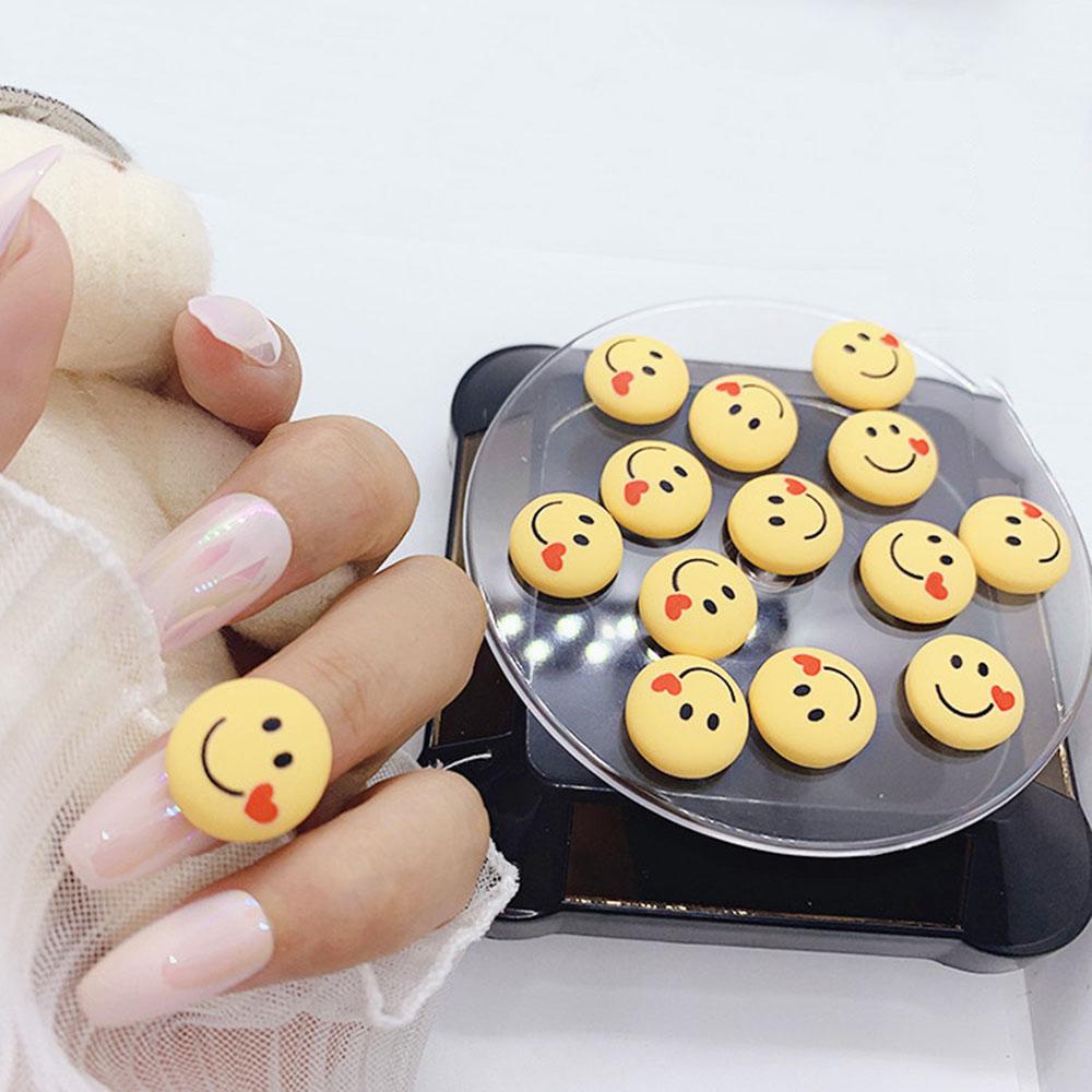 Phụ Kiện Trang Trí Móng Tay Hình Mặt Cười Dễ Thương DIY