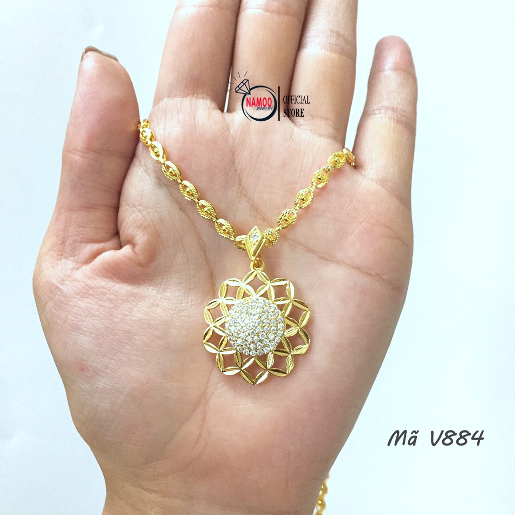 Dây Chuyền Nữ Mặ Hoa Lớn V884( Nhiều Mẫu Dây)