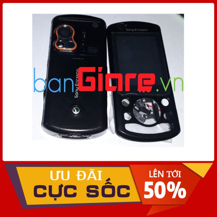 VỎ SONY ERICSSON W900 KHÔNG PHÍM MÀU ĐEN