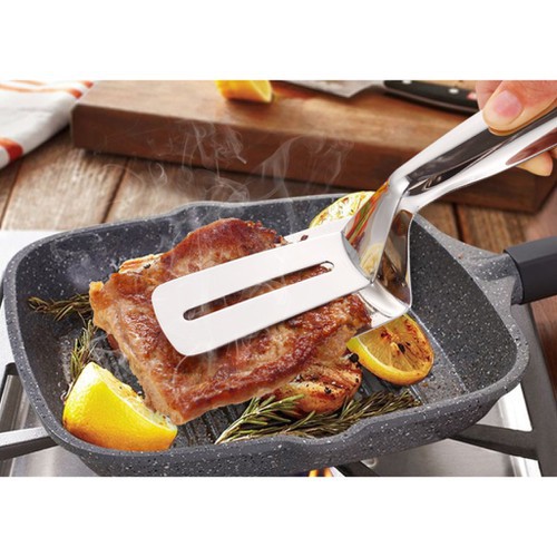 KẸP THỊT  Thép Không Gỉ Tong Xẻng Spatula Siêu đẹp