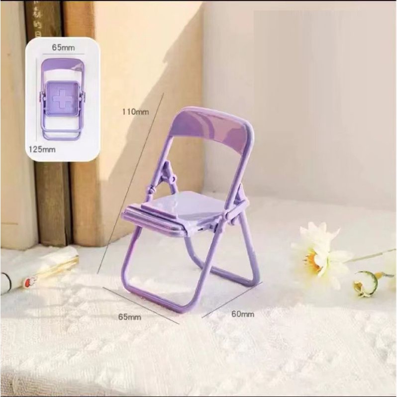 Giá đỡ điện thoại hình ghế (4 màu),,,