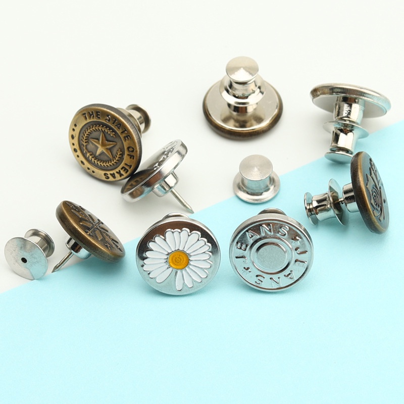 Quần Jean Thời Trang Hàn Quốc Nút Bấm