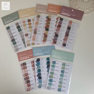 ST004 - Sticker Trang Trí, Take note MORANDI'S VOICE