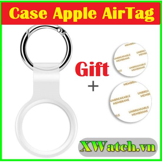 Case Silicon Airtag Móc khoá Apple Airtag trong suốt bảo vệ thiết bị chống va đập