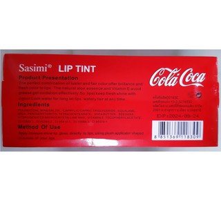 Son tint lăn Sasimi Thái Ice cream/ Cola Coca