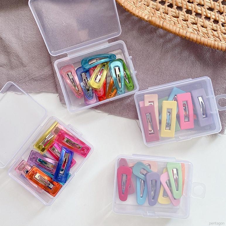 Set 10 kẹp tóc BB màu sắc ngọt ngào dễ thương cho bé gái