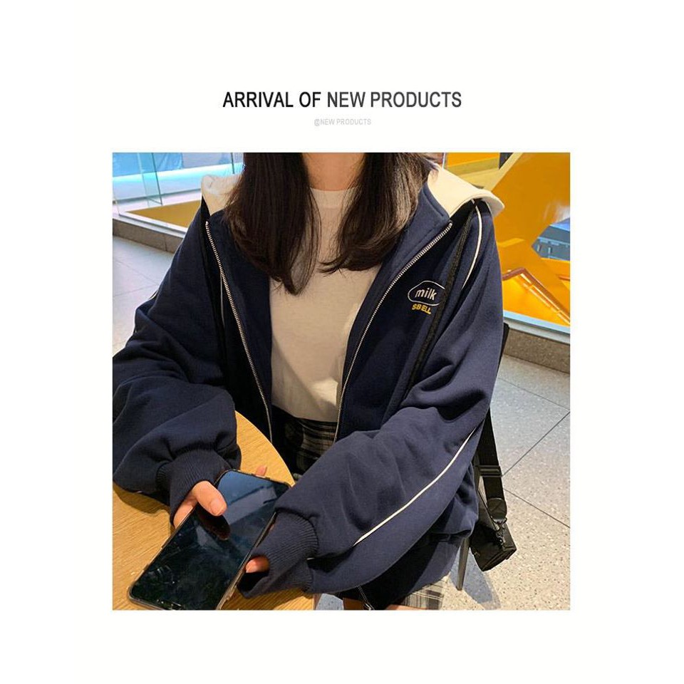 Áo Khoác Nỉ MILK kèm hình thật (unisex)