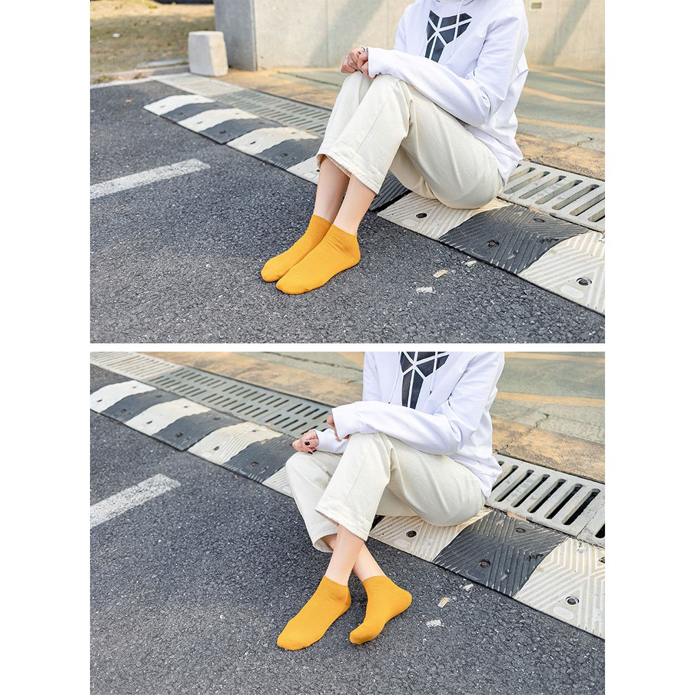 Tất Nữ Cotton Cổ Ngắn Xuất Hàn Thời Trang  Hàng Loại Đẹp.