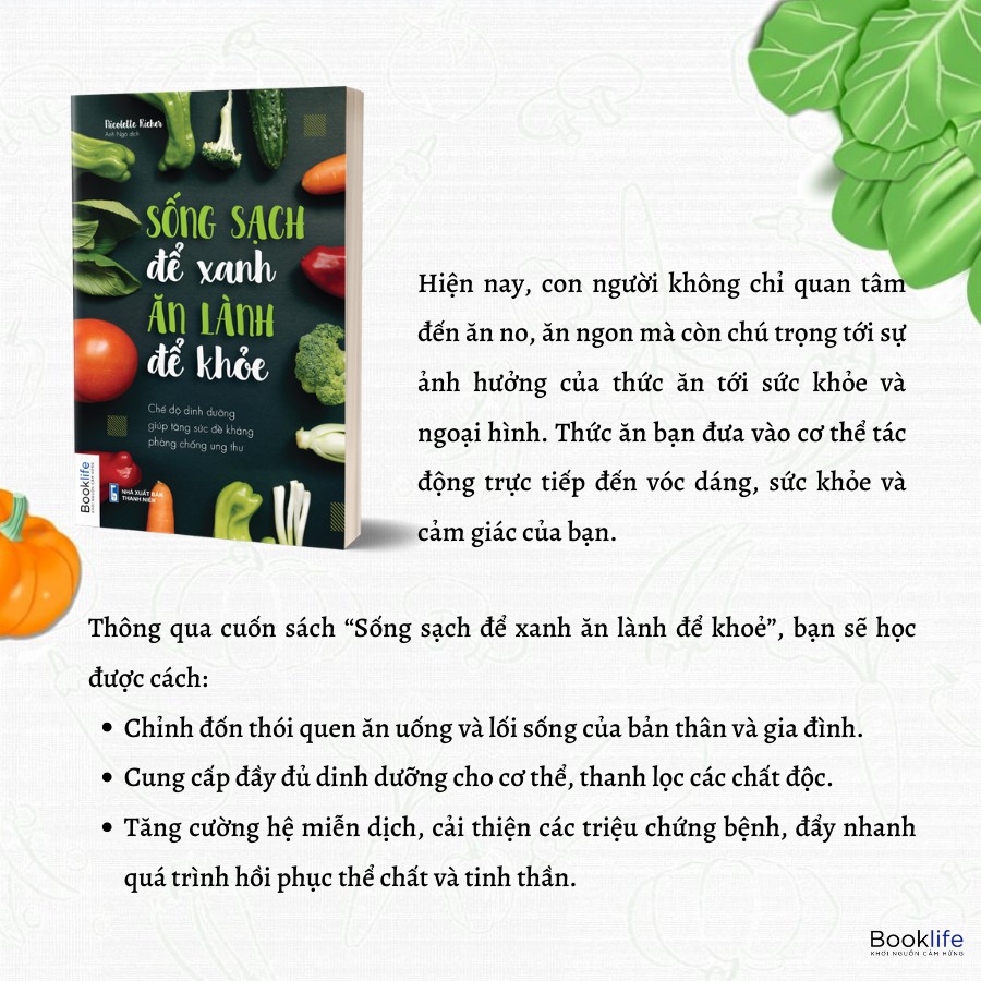 Sách - Combo Sống Sạch Để Xanh Ăn Lành Để Khỏe + Ung Thư Hiểu Để Chữa Lành