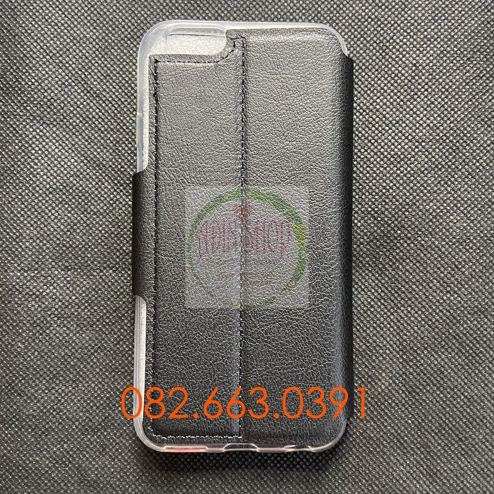 Bao da IPhone 6 / 6S / 6 plus / 6s plus có đồng hồ xem giờ, chất liệu da sang trọng | BigBuy360 - bigbuy360.vn