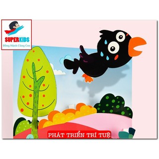 Đồ Chơi Dán Tranh [𝗛𝗢𝗧 𝗜𝗧𝗘𝗠] Tranh Dán Mỹ Thuật