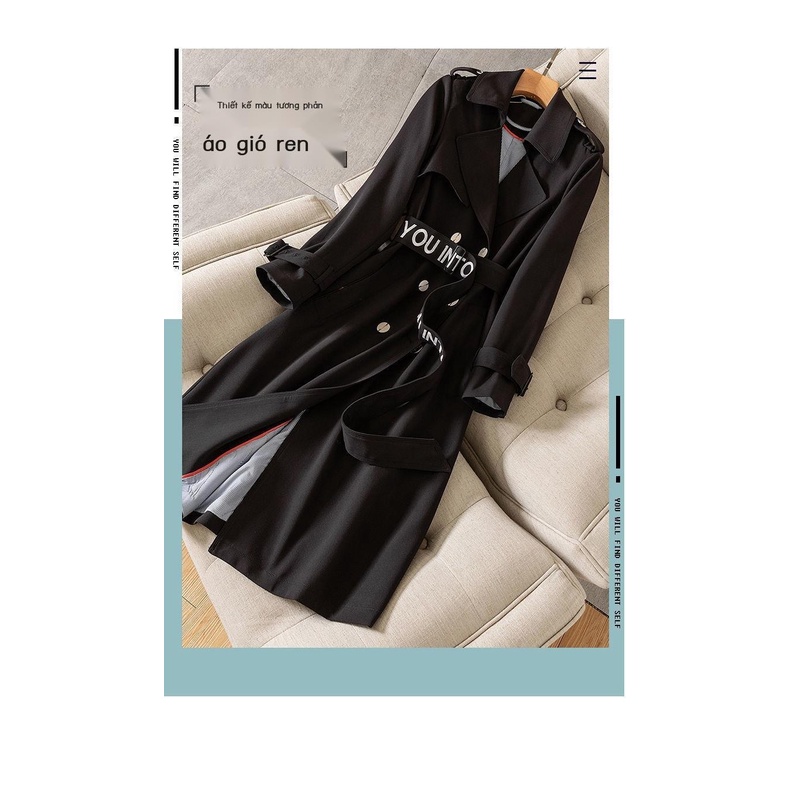 Áo Khoác Kaki Dáng Rộng Cao Cấp Phong Cách Anh Quốc Thời Trang Mùa Thu Cho Nữ