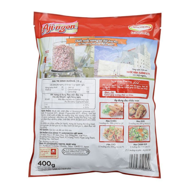 Bột nêm Aji_ngon 170g,400g, 900g