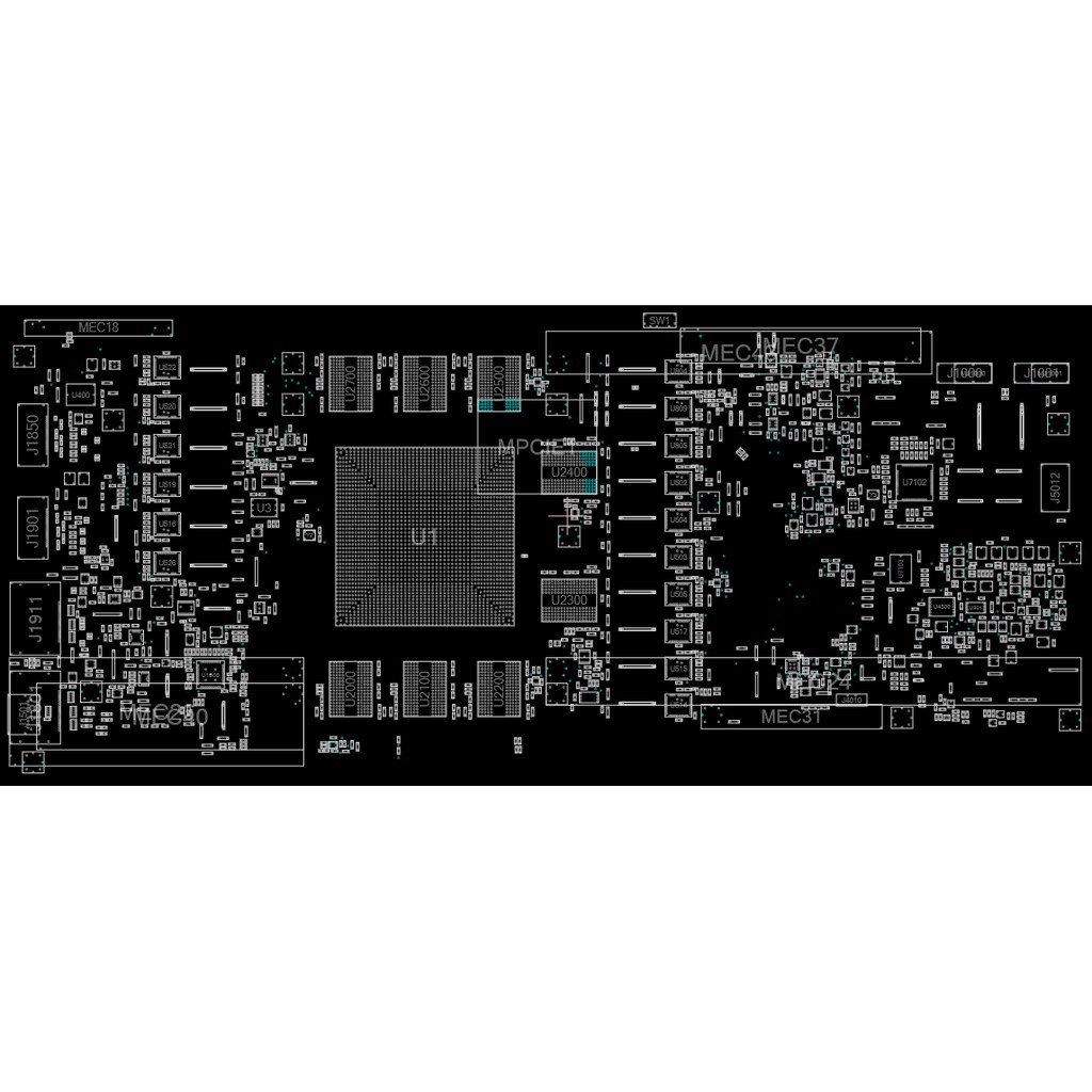 Sơ đồ mạch Boardview GV-R68XTAORUS-M-16GD-02B GV R68XTAORUS M 16GD