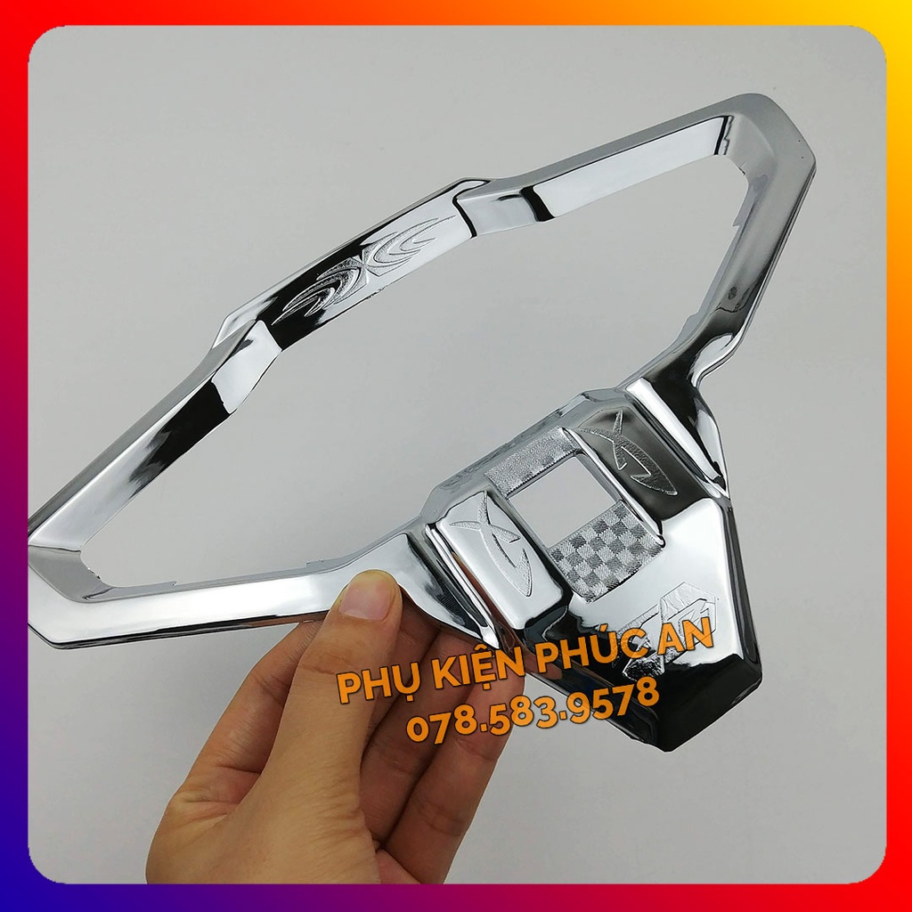 Ốp viền mặt đồng hồ xe AB năm 2023 2022 airblade 160 125 air blade 160cc 125cc xi inox cacbon carbon -phụ kiện trang trí