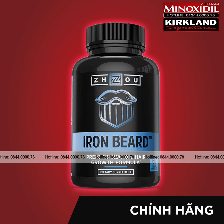 Iron Beard Multi Vi-tamin chuyên cho râu tóc