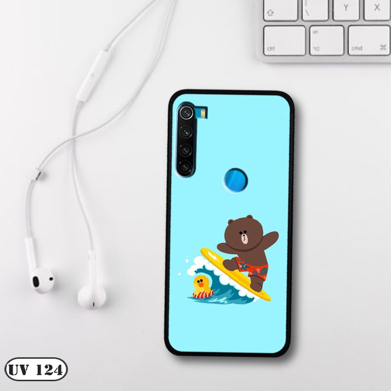 Ốp lưng điện thoại Xiaomi Redmi Note 8  - lưng nhám viền dẻo