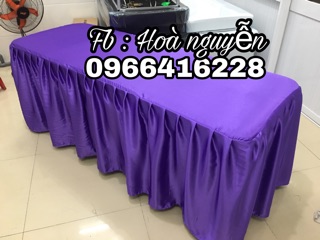 Gra (ga) giường spa Phi bóng  ( có bao gối )