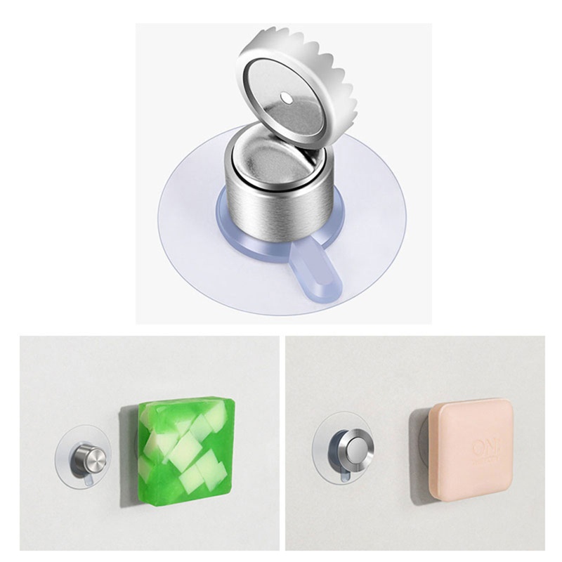 Giá Đỡ Xà Phòng Gắn Tường Tiết Kiệm Không Gian Cho Nhà Bếp / Phòng Tắm