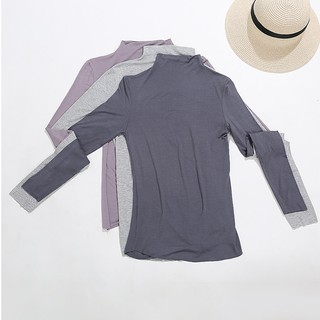 [Order] Áo thun nữ cổ lọ trơn các màu