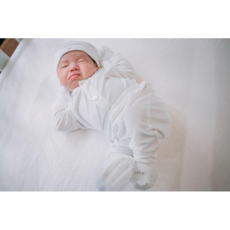 Bộ Nous sơ sinh (size Newborn) dài tay vải petit mềm mát cho bé mẫu mới 2022
