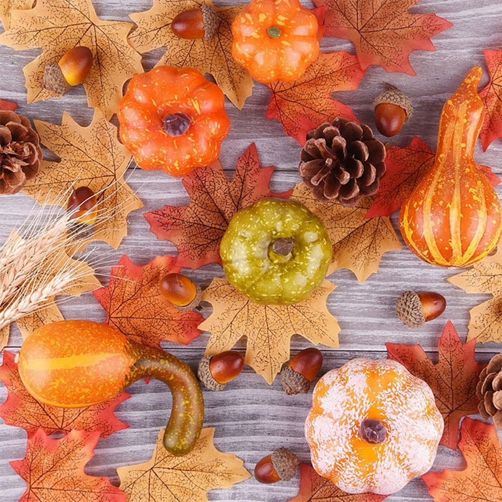 Quả Bí Ngô Nhân Tạo Trang Trí Halloween Diy